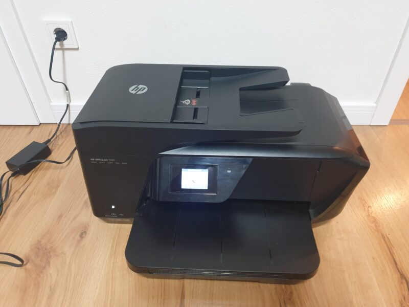 Drucker HP OfficeJet 7510 A4 / A3 DEFEKT / Neu Druckkopf, Viele Farbpatronen