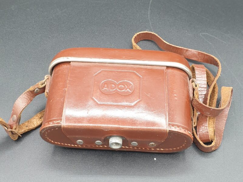 Foto ADOX Falt Kamera mit Original Leder Tasche