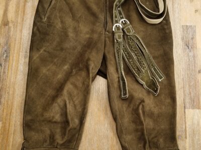 Feine Kniebundlederhose aus sehr weichem Leder