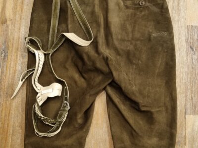 Feine Kniebundlederhose aus sehr weichem Leder