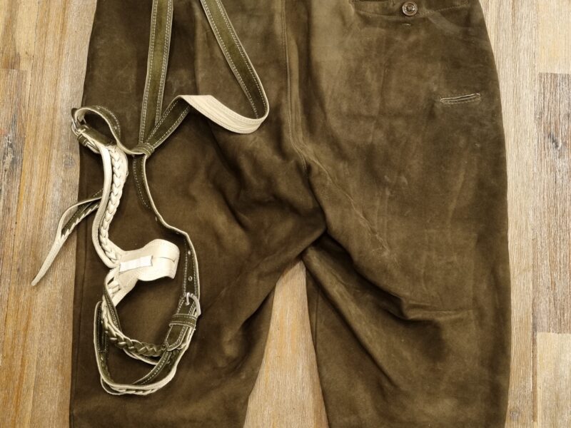 Feine Kniebundlederhose aus sehr weichem Leder